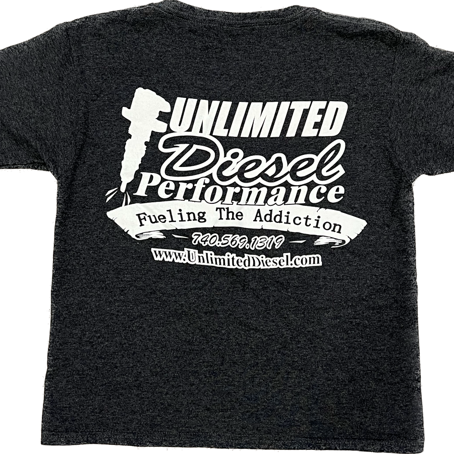 Unlimited Diesel Performance Black Heather Youth T-Shirt Unlimited Diesel Performance Black Heather Youth T-Shirt