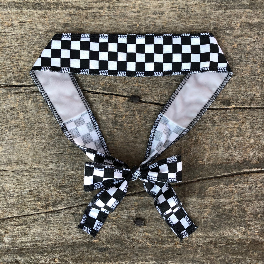 DIESEL DRIVEN CHECKERED FLAG HEAD WRAP DIESEL DRIVEN CHECKERED FLAG HEAD WRAP