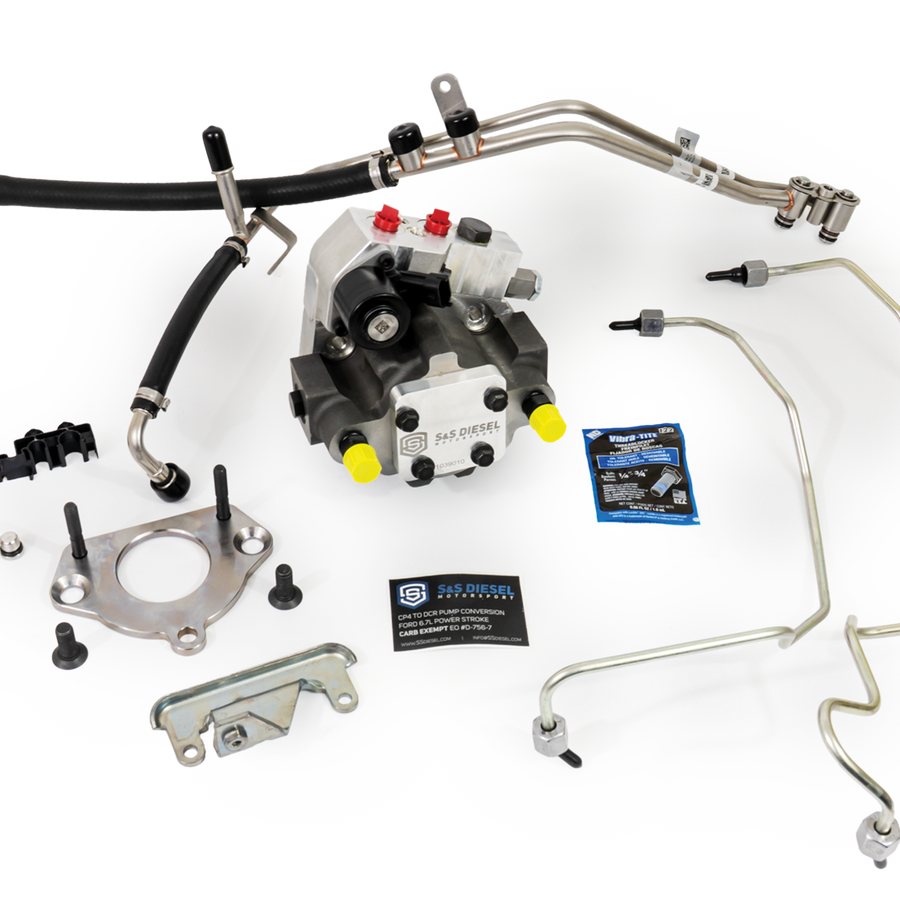 S&S Diesel CP4 to DCR Conversion Kit, Fits 2011-2025 Ford 6.7L Powerstroke Diesel
