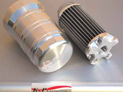 K&P Engineering S450 Stainless Steel Micronic Oil Filter 2001-2019 GM ...