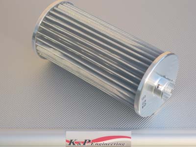 K&P Engineering S52 Stainless Steel Micronic Oil Filter 2003-2010 Ford 6.0L & 6.4L Powerstroke