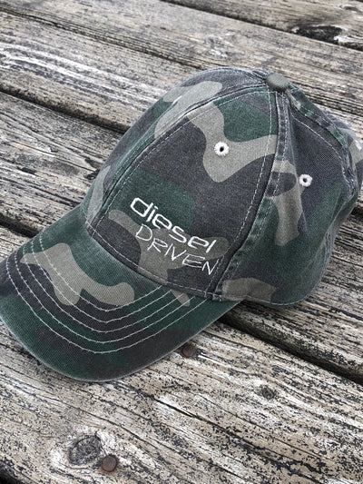 DIESEL DRIVEN WOMENS LOGO HAT – CAMO