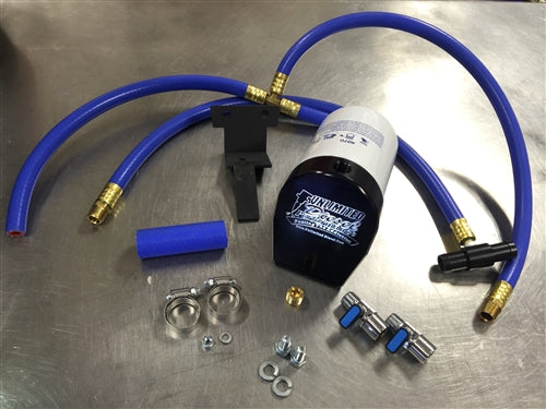 Unlimited Diesel Coolant Filter Kit With Shutoff Valves