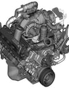 Diamond Advantage DA2251377 2008-2010 Ford 6.4 Studded Reman Complete Engine
