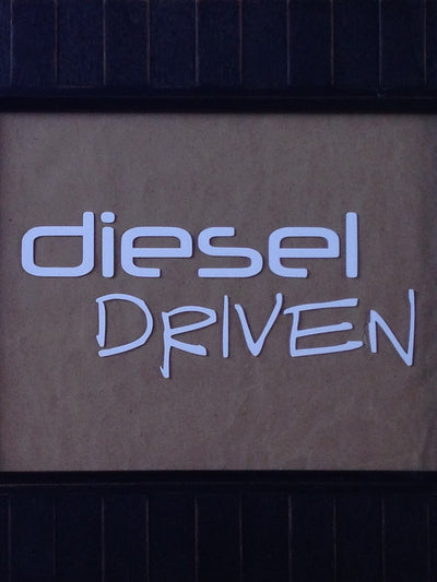 DIESEL DRIVEN WINDOW DECAL