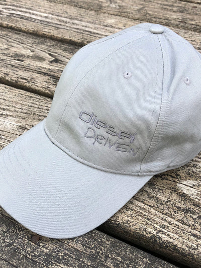 DIESEL DRIVEN WOMENS LOGO HAT – LIGHT GRAY