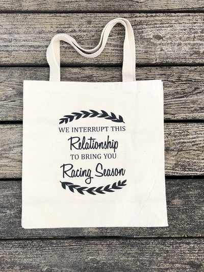 DIESEL DRIVEN RACING SEASON CANVAS TOTE BAG