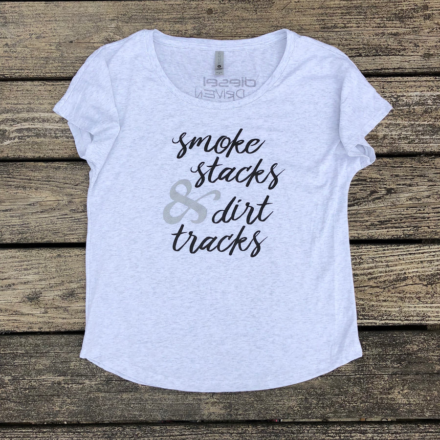 DIESEL DRIVEN SMOKE STACKS & DIRT TRACKS TEE