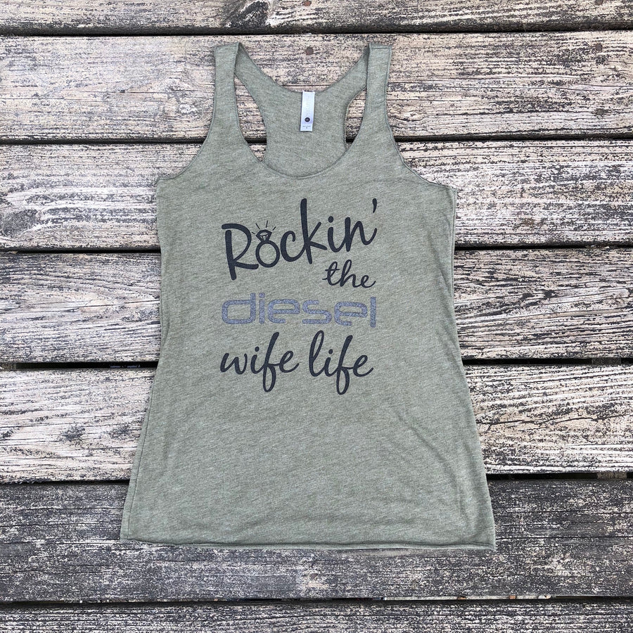 DIESEL DRIVEN ROCKIN’ THE DIESEL WIFE LIFE TANK TOP