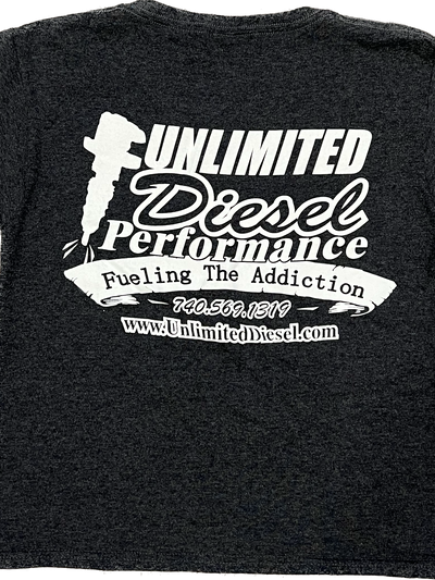 Unlimited Diesel Performance Black Heather Youth T-Shirt